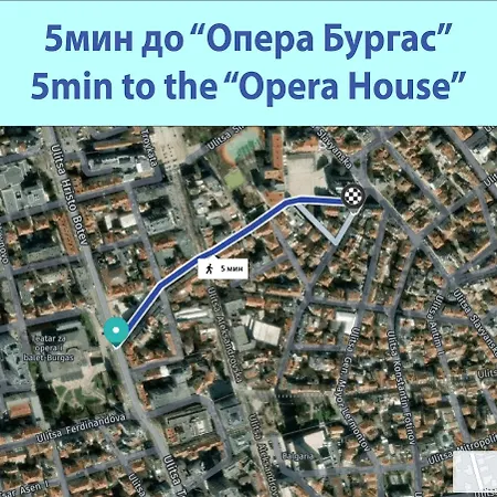 Двустаен апартамент в к-с Славейков блок 33 * Бургас